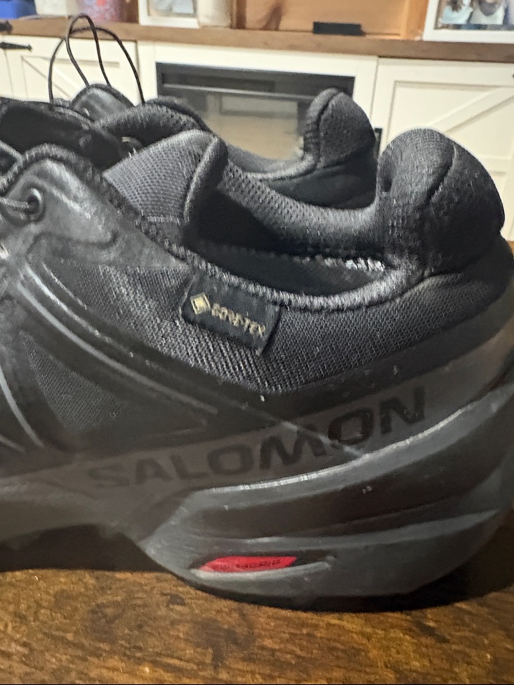 Salomon Black and Gray Trail Running Shoes - Picture 3 of 9